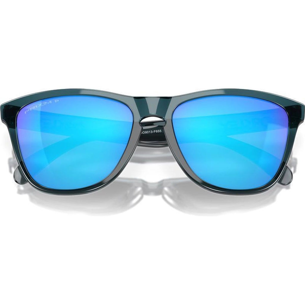 Frogskins, Crystal Black/Prizm Sapphire Polarised Lenses