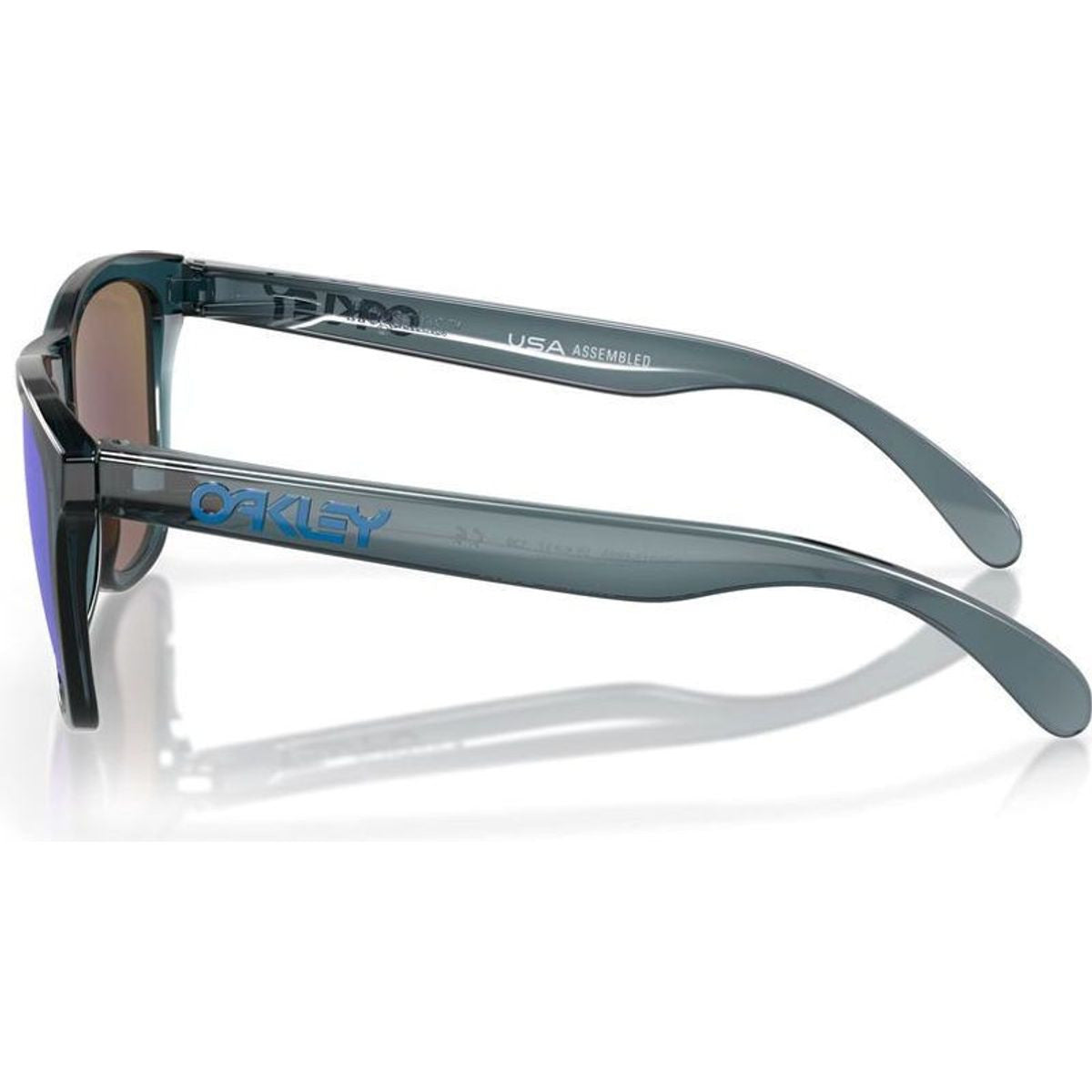 Frogskins, Crystal Black/Prizm Sapphire Polarised Lenses