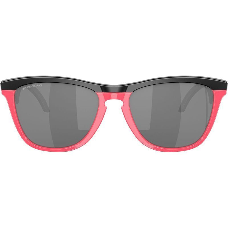 Frogskins Hybrid, Matte Black and Neon Pink/Prizm Black Lenses