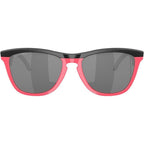 Frogskins Hybrid, Matte Black and Neon Pink/Prizm Black Lenses