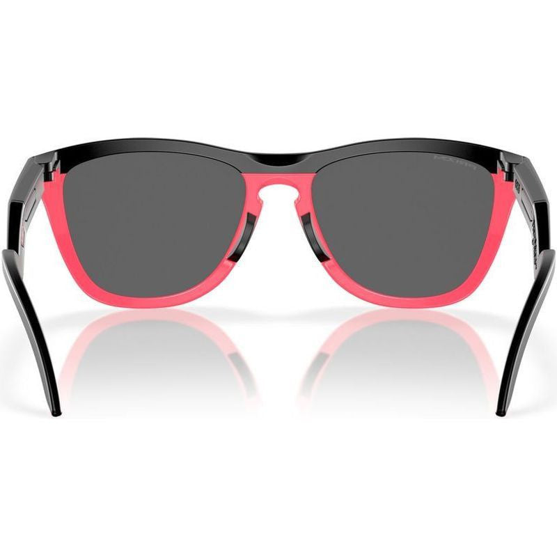 Frogskins Hybrid, Matte Black and Neon Pink/Prizm Black Lenses
