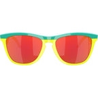 Frogskins Hybrid, Celeste and Tennis Ball Yellow/Prizm Ruby Lenses