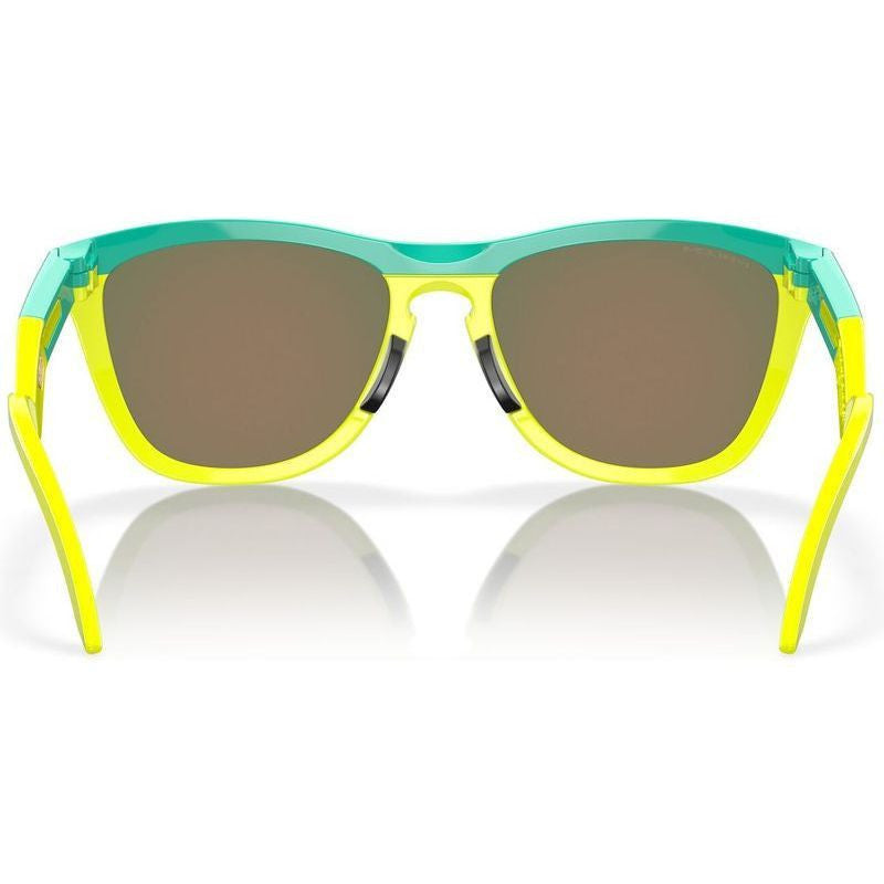Frogskins Hybrid, Celeste and Tennis Ball Yellow/Prizm Ruby Lenses