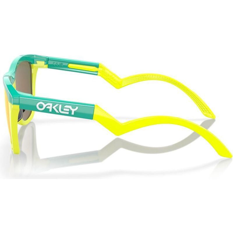 Frogskins Hybrid, Celeste and Tennis Ball Yellow/Prizm Ruby Lenses