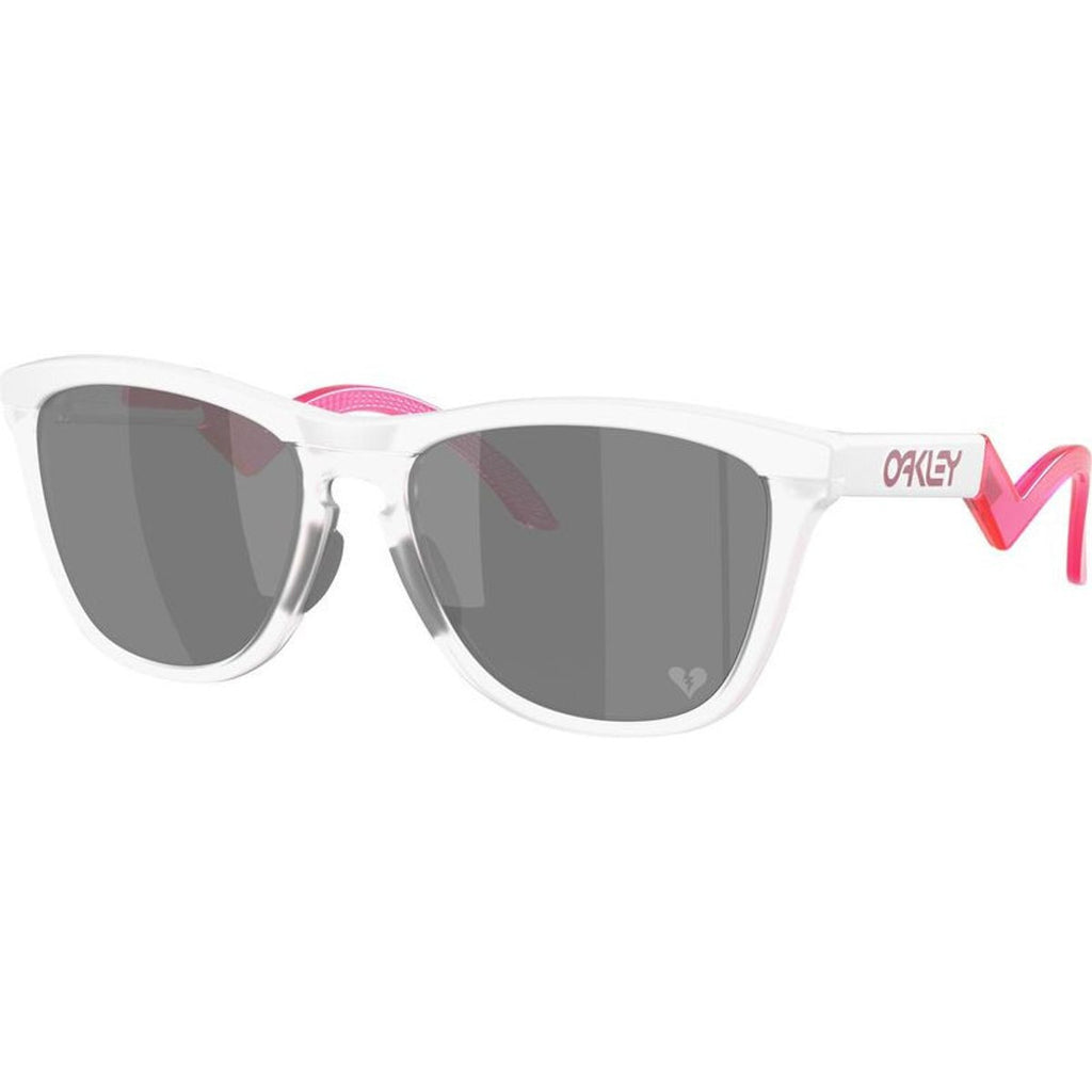 Frogskins Hybrid, Matte White/Prizm Black Lenses