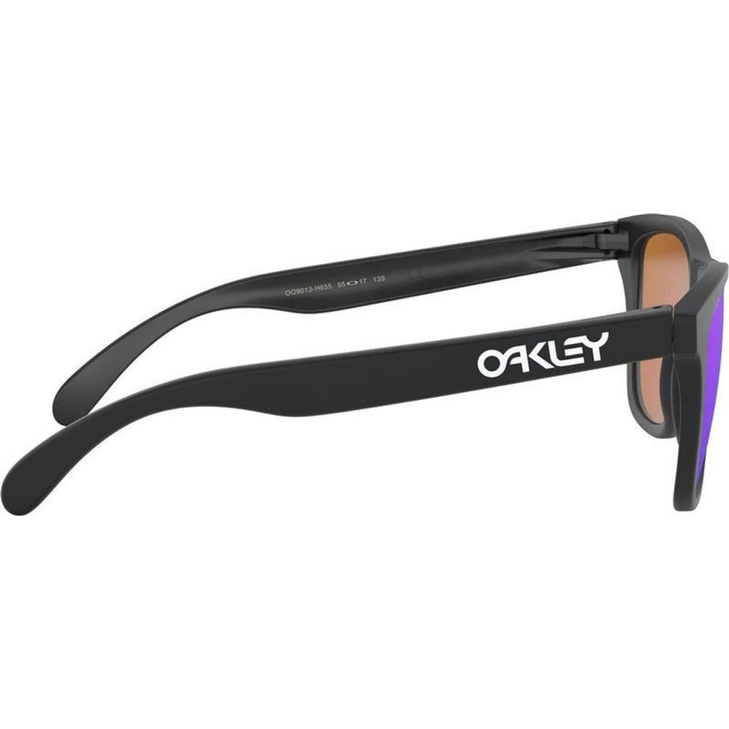 Frogskins, Matte Black/Prizm Violet Lenses