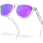 Frogskins, Polished Clear/Prizm Violet Lenses