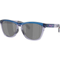 Frogskins Range, Matte Transparent Blue/Prizm Black Lenses