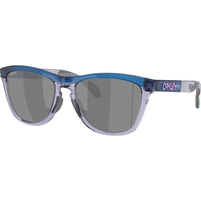 Frogskins Range, Matte Transparent Blue/Prizm Black Lenses