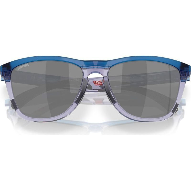 Frogskins Range, Matte Transparent Blue/Prizm Black Lenses
