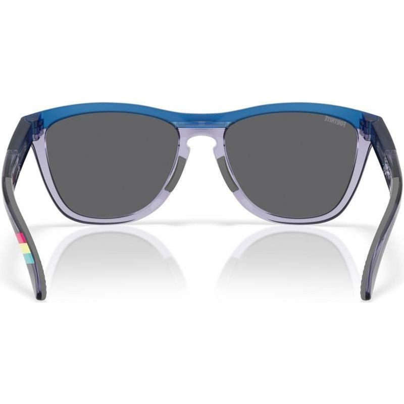 Frogskins Range, Matte Transparent Blue/Prizm Black Lenses