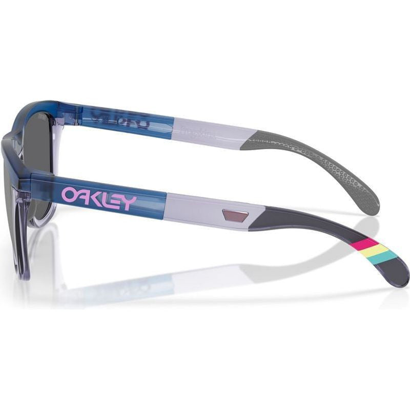 Frogskins Range, Matte Transparent Blue/Prizm Black Lenses