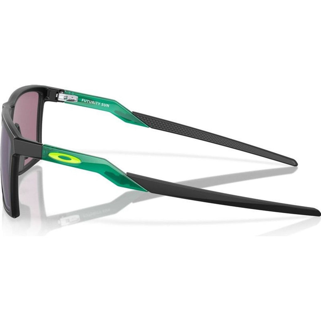 Futurity Sun, Satin Black/Prizm Jade Lenses