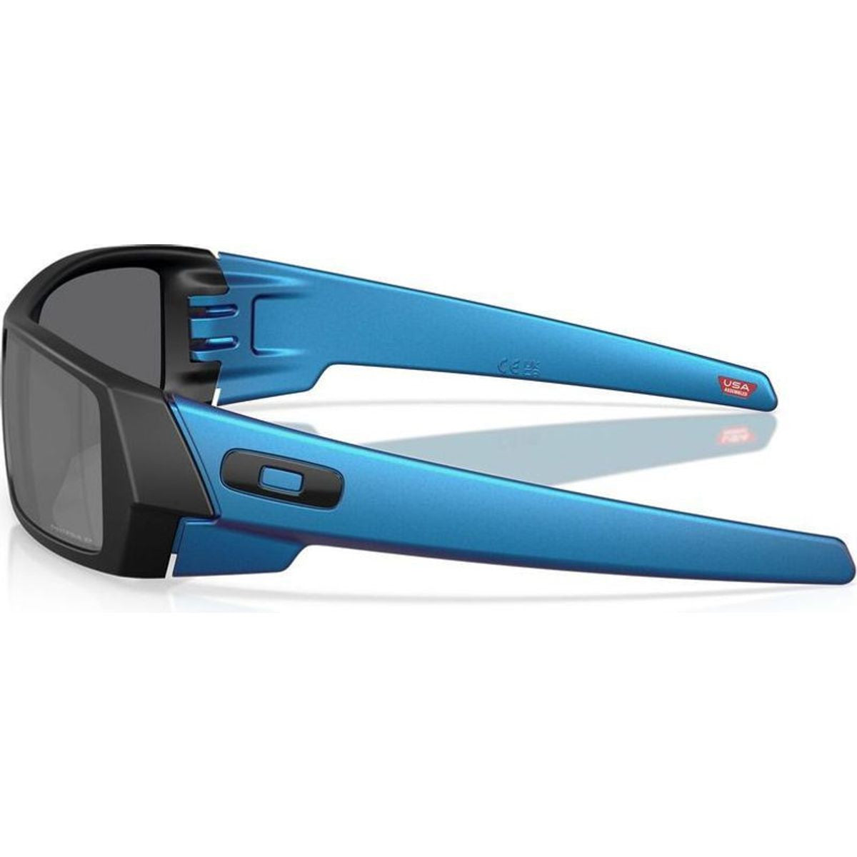 Gascan, Matte Black and Cyan/Prizm Black Polarised Lenses