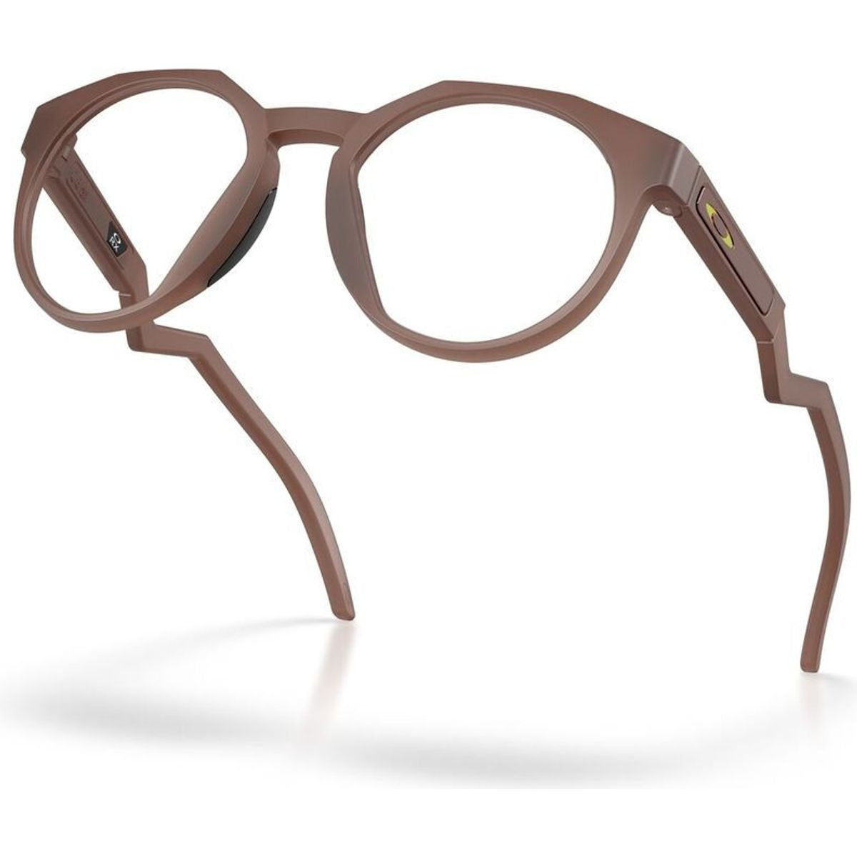 Hstn OX8139, Transparent Mahogany/Clear Lenses