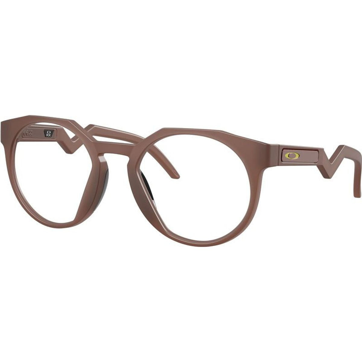 Hstn OX8139, Transparent Mahogany/Clear Lenses