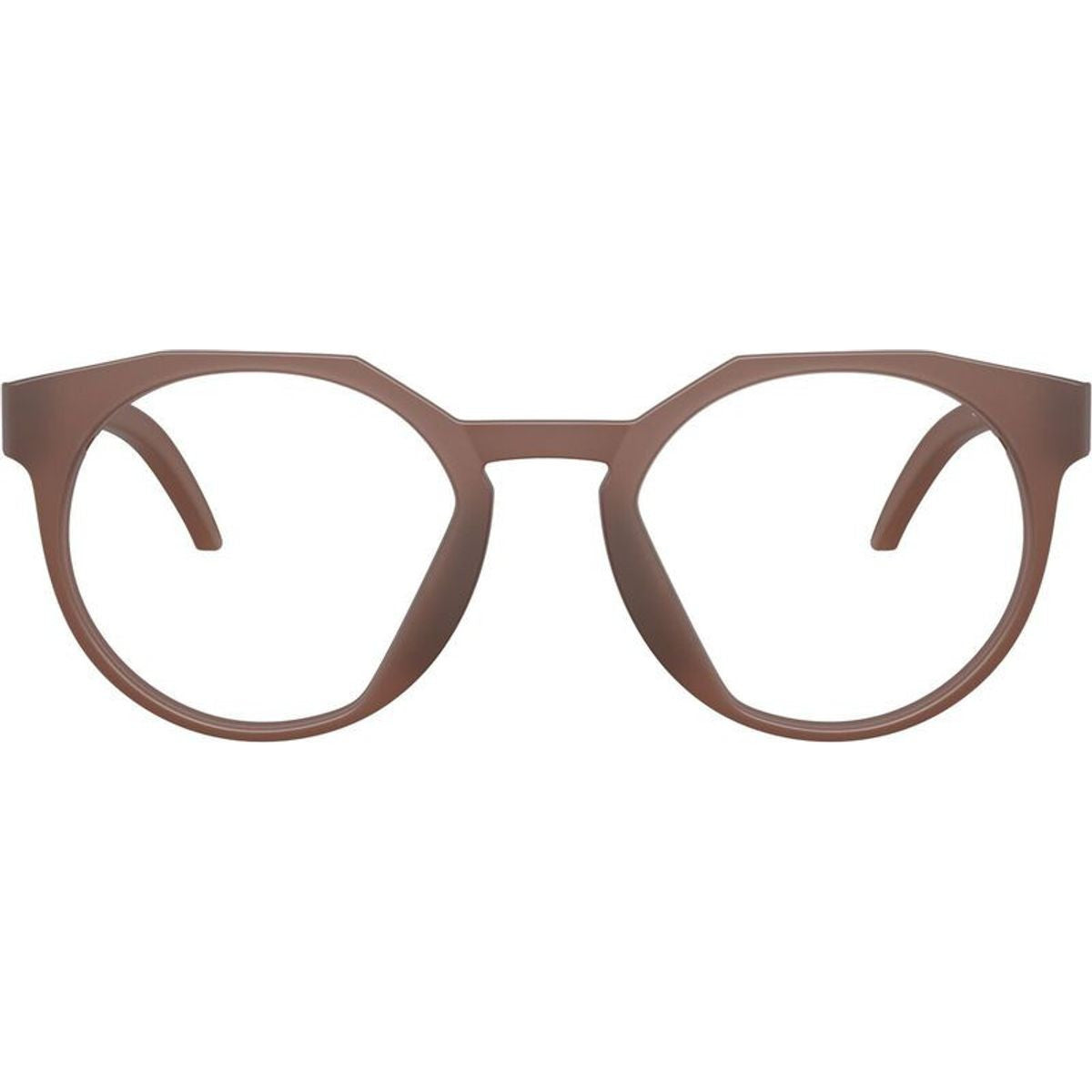 Hstn OX8139, Transparent Mahogany/Clear Lenses
