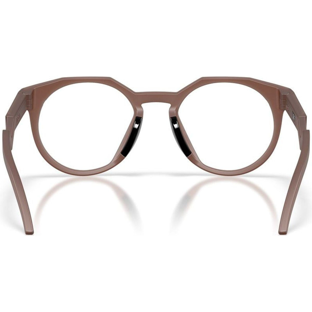 Hstn OX8139, Transparent Mahogany/Clear Lenses