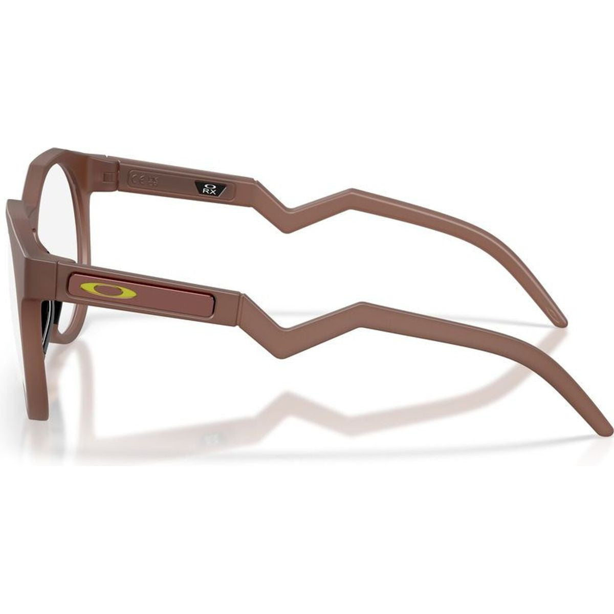 Hstn OX8139, Transparent Mahogany/Clear Lenses
