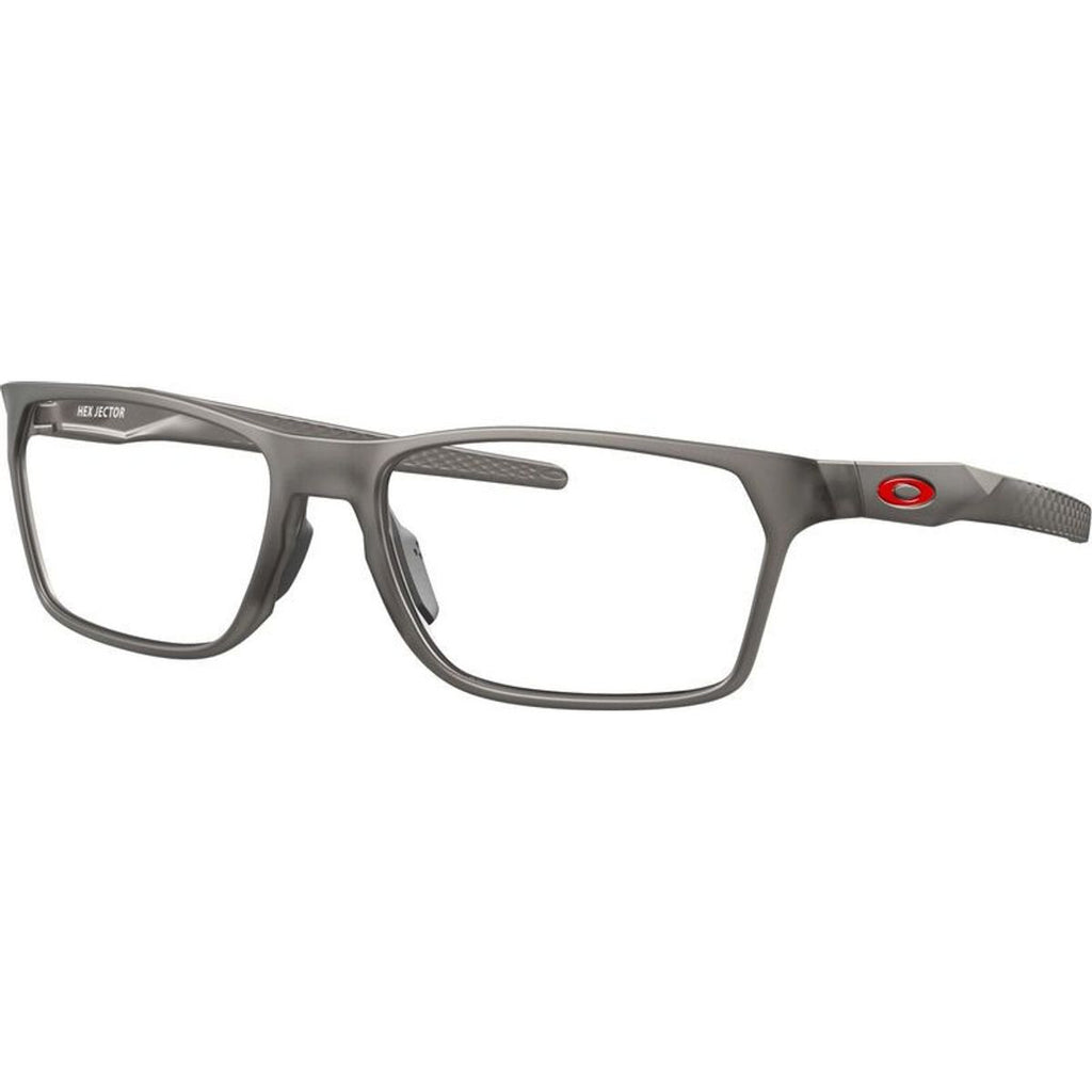 Hex Jector OX8032, Satin Grey Smoke/Clear Lenses 57 Eye Size