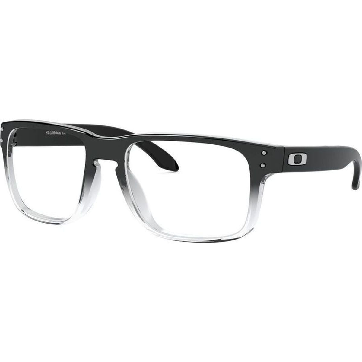 Holbrook OX8156, Polished Black Clear Fade/Clear Lenses 56 Eye Size