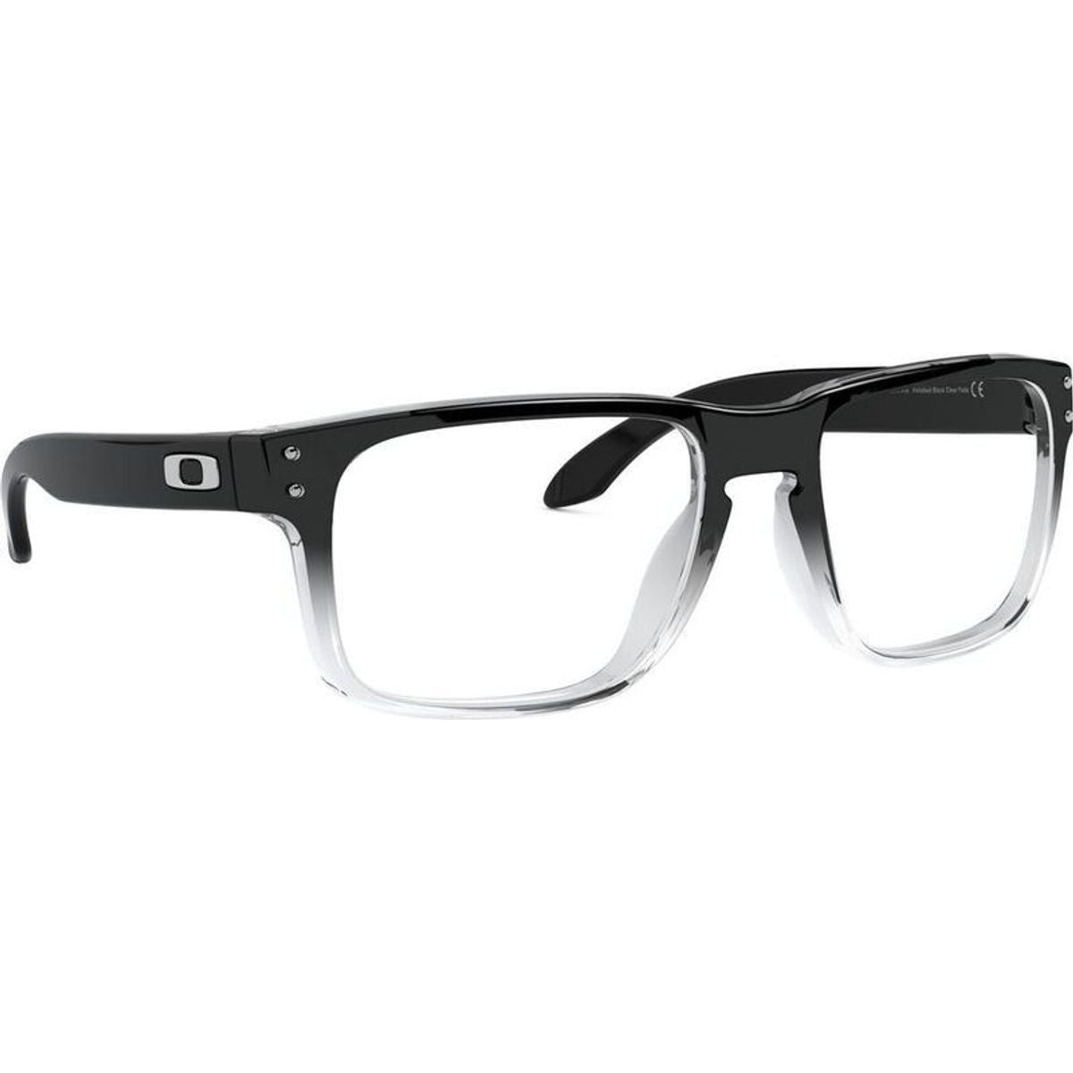 Holbrook OX8156, Polished Black Clear Fade/Clear Lenses 56 Eye Size