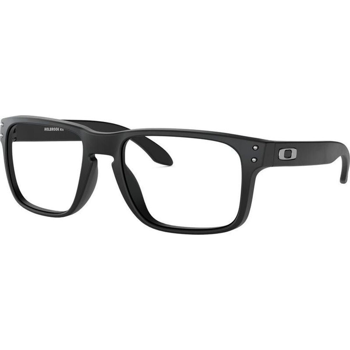 Holbrook OX8156, Satin Black/Clear Lenses 56 Eye Size