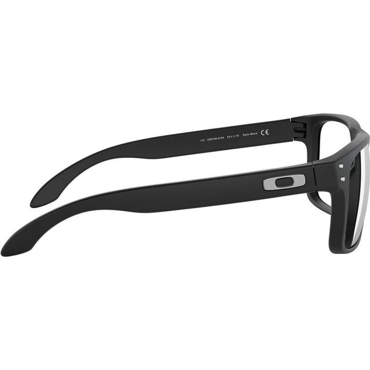 Holbrook OX8156, Satin Black/Clear Lenses 56 Eye Size