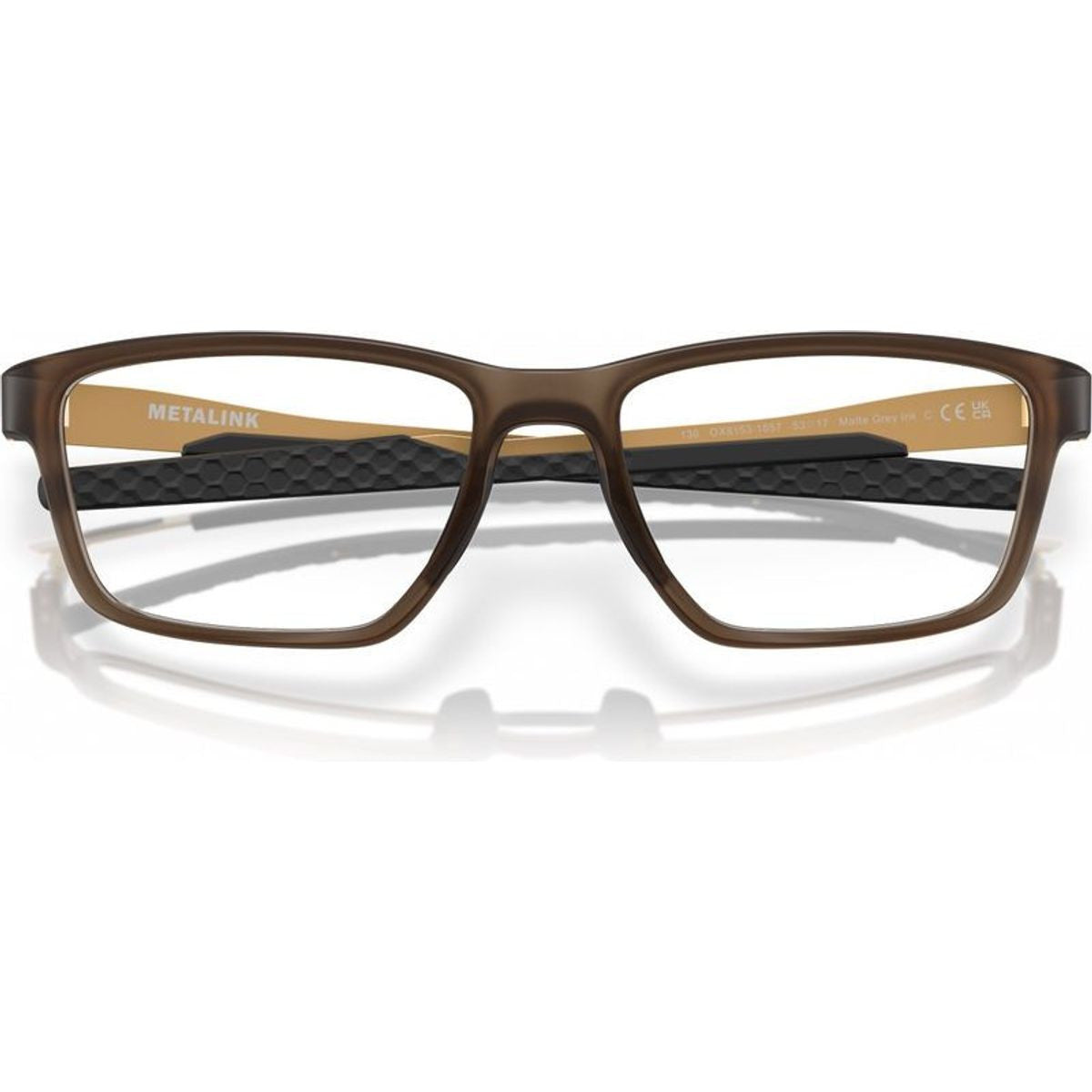 Metalink OX8153, Matte Grey Ink/Clear Lenses 55 Eye Size
