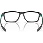 Metalink OX8153, Satin Black and Green/Clear Lenses 55 Eye Size