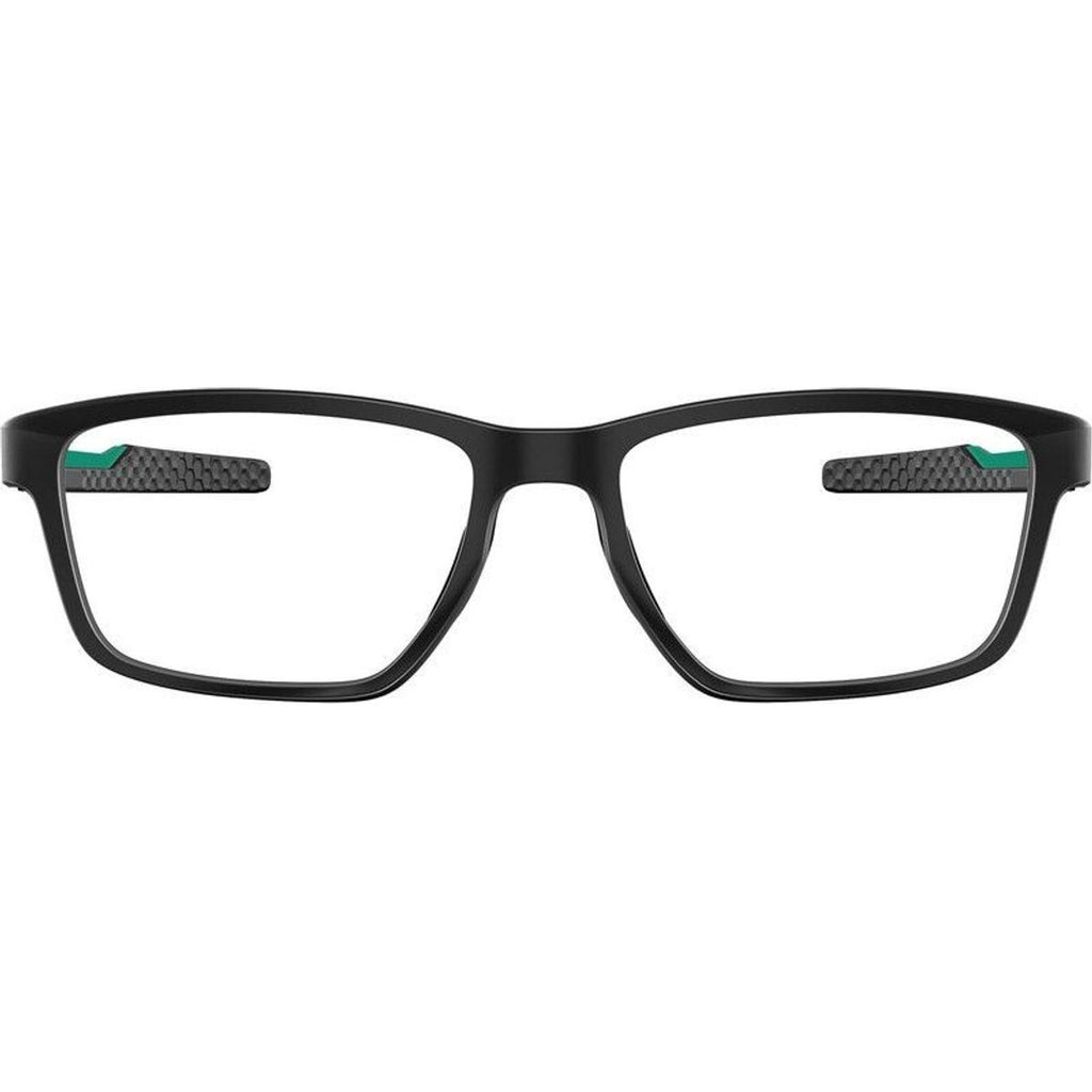Metalink OX8153, Satin Black and Green/Clear Lenses 55 Eye Size