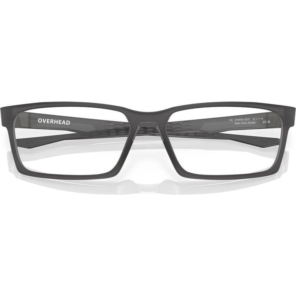 Overhead OX8060, Satin Grey Smoke/Clear Lenses 57 Eye Size