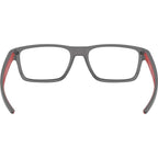Port Bow OX8164, Satin Light Steel/Clear Lenses 55 Eye Size