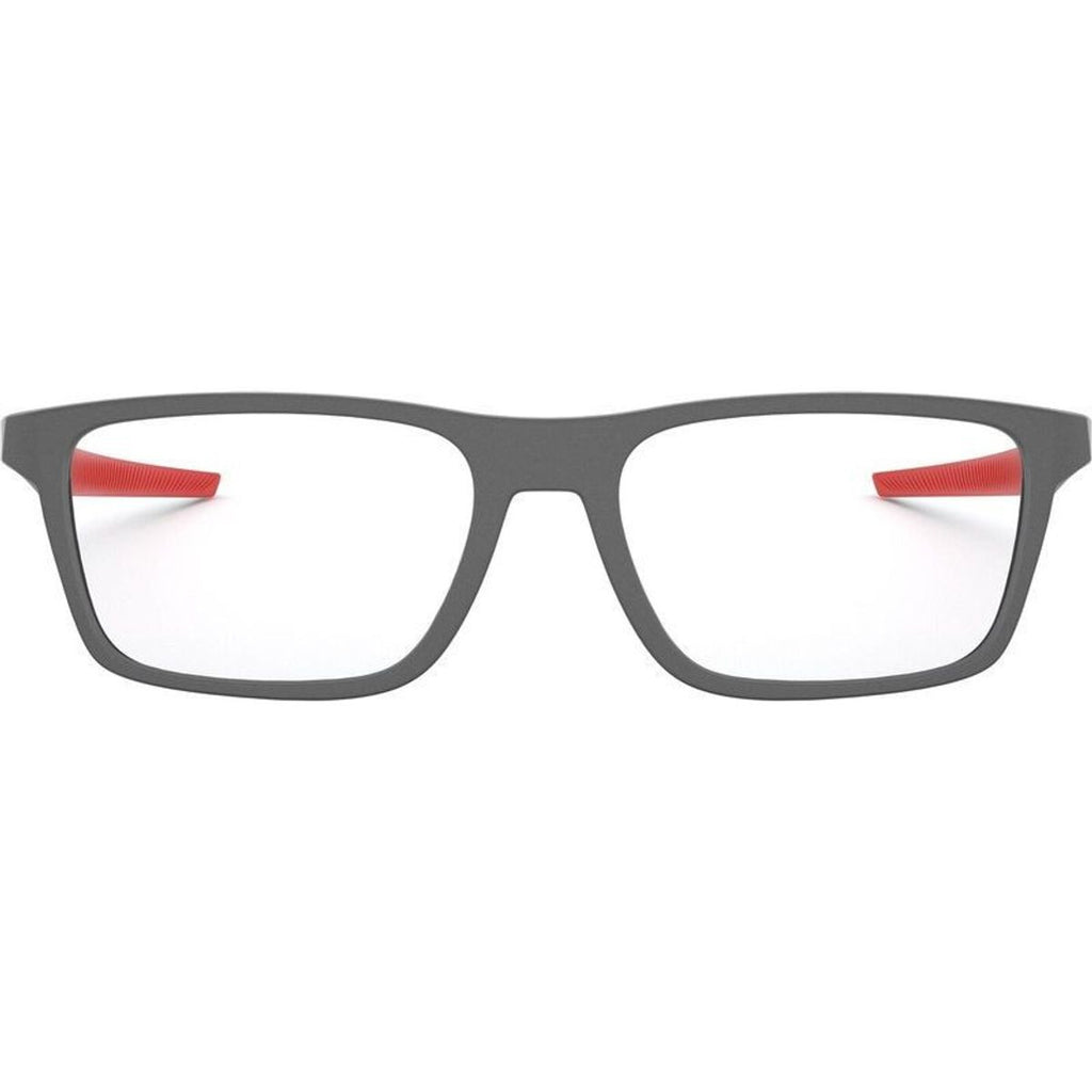 Port Bow OX8164, Satin Light Steel/Clear Lenses 55 Eye Size
