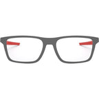 Port Bow OX8164, Satin Light Steel/Clear Lenses 55 Eye Size