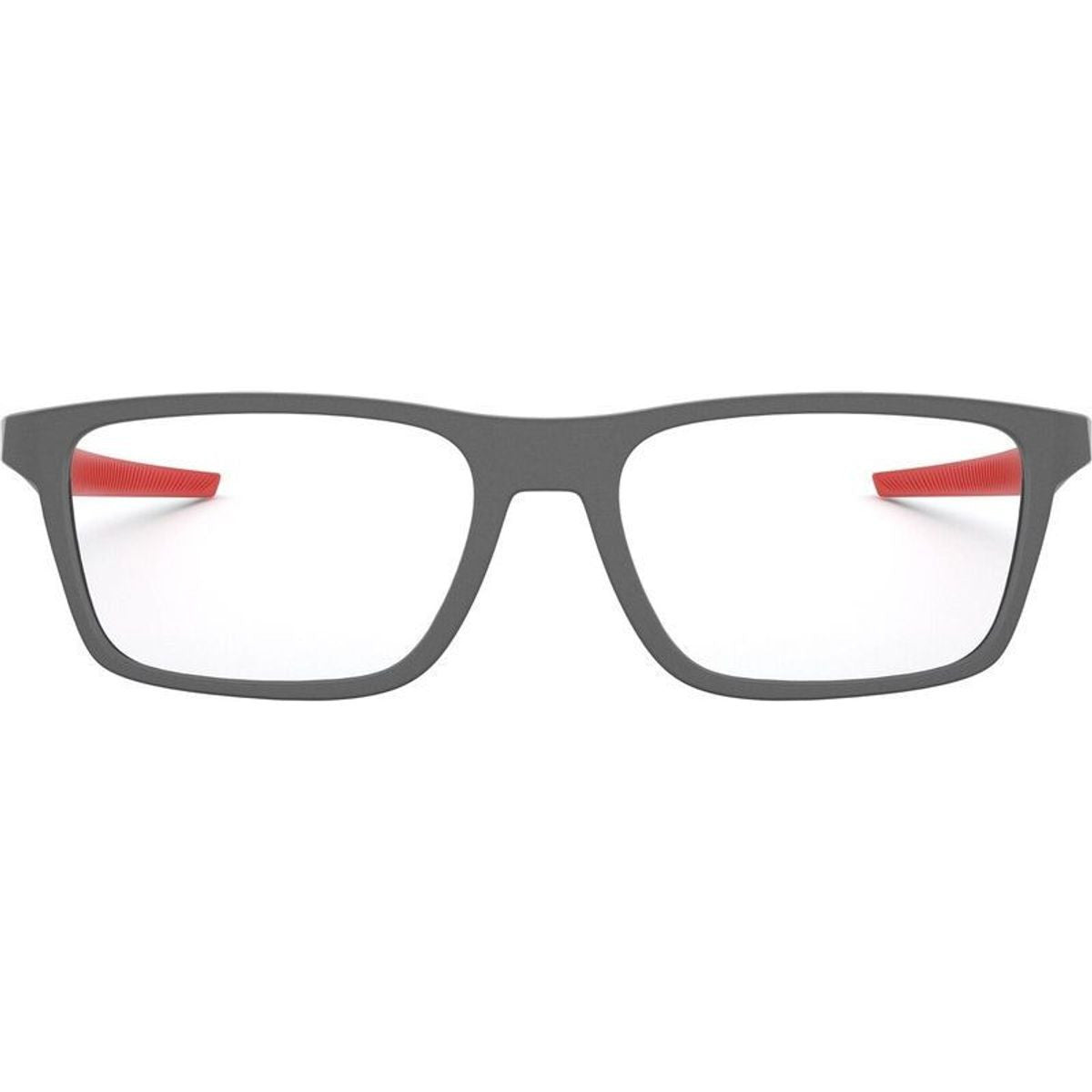 Port Bow OX8164, Satin Light Steel/Clear Lenses 55 Eye Size