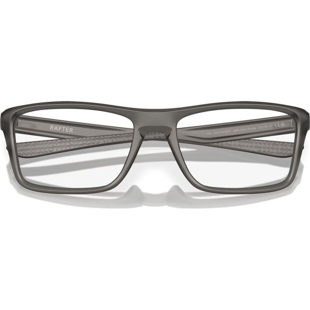 Rafter OX8178, Satin Grey Smoke/Clear Lenses 55 Eye Size