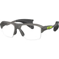 Stunt Glider OX8198, Satin Grey Smoke/Clear Lenses 62 Eye Size