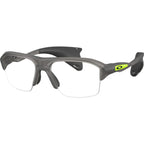 Stunt Glider OX8198, Satin Grey Smoke/Clear Lenses 62 Eye Size