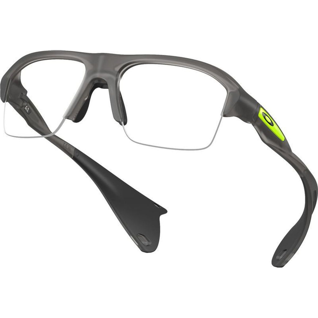 Stunt Glider OX8198, Satin Grey Smoke/Clear Lenses 62 Eye Size