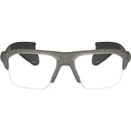 Stunt Glider OX8198, Satin Grey Smoke/Clear Lenses 62 Eye Size