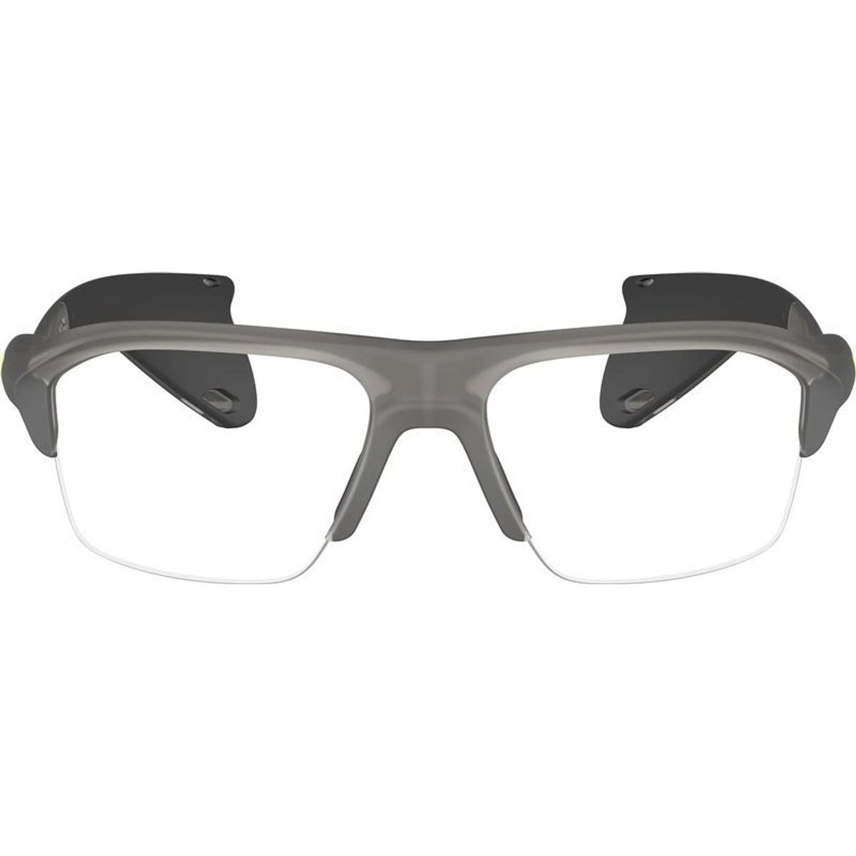 Stunt Glider OX8198, Satin Grey Smoke/Clear Lenses 62 Eye Size