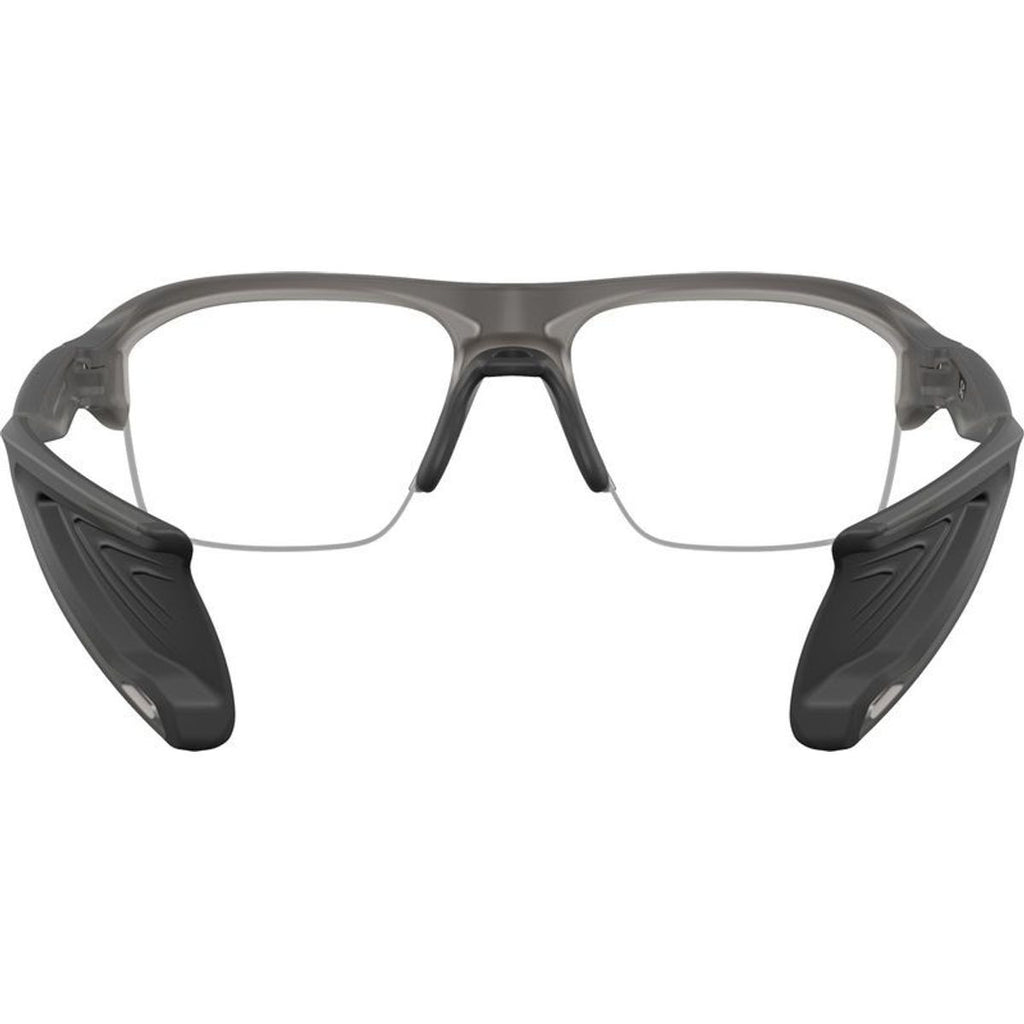 Stunt Glider OX8198, Satin Grey Smoke/Clear Lenses 62 Eye Size