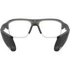 Stunt Glider OX8198, Satin Grey Smoke/Clear Lenses 62 Eye Size