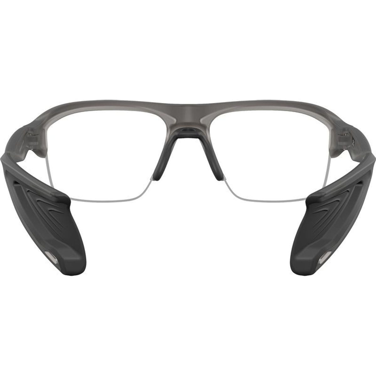 Stunt Glider OX8198, Satin Grey Smoke/Clear Lenses 62 Eye Size