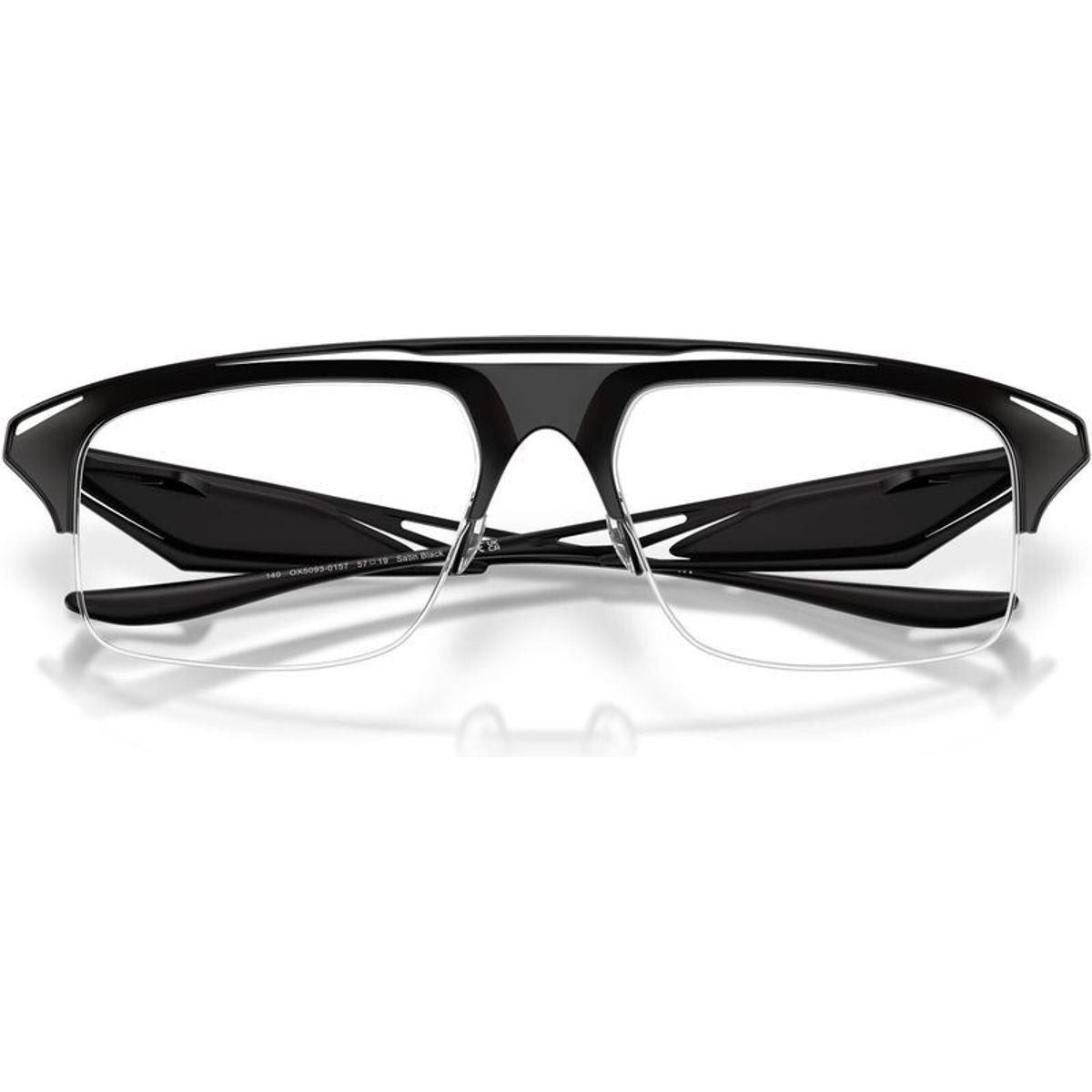Valdosta OX5093, Satin Black/Clear Lenses
