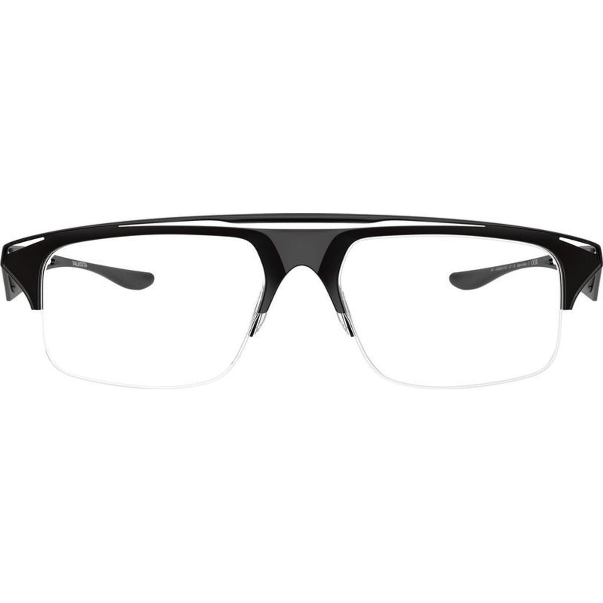 Valdosta OX5093, Satin Black/Clear Lenses