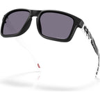 Holbrook, Matte Black and Duality Swirl/Prizm Grey Lenses