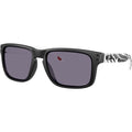 Holbrook, Matte Black and Duality Swirl/Prizm Grey Lenses