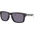 Holbrook, Matte Black and Duality Swirl/Prizm Grey Lenses